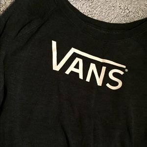 Vans on the shoulder sweatshirt in navy